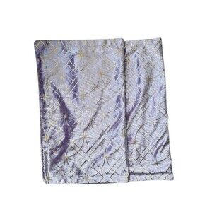 Madison Park Velvet Pillow Shams Set 2 Lavender Gold 20x26 Glam Geometric